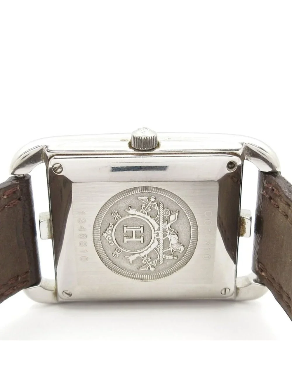 Hermes Watch Capecod External Belt Buckle Ivory